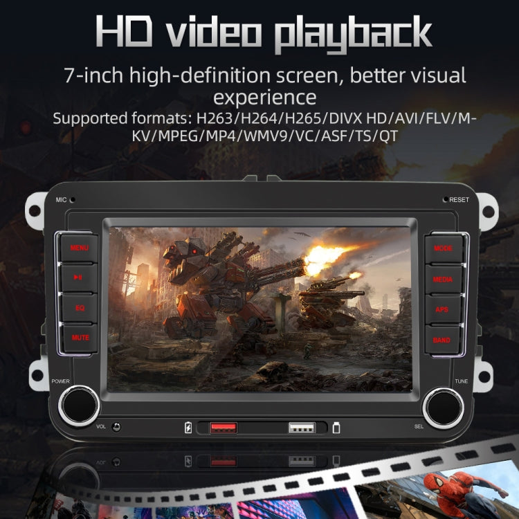F9070 For Volkswagen 7 inch Portable Car MP5 Player Support CarPlay / Android Auto(Black) - Car MP3 & MP4 & MP5 by PMC Jewellery | Online Shopping South Africa | PMC Jewellery | Buy Now Pay Later Mobicred