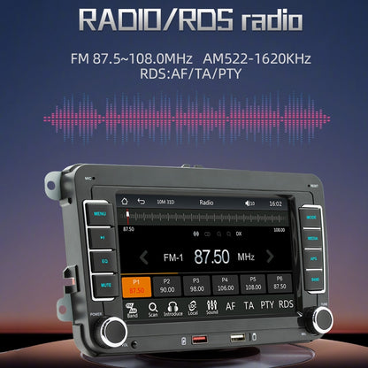 F9070 For Volkswagen 7 inch Portable Car MP5 Player Support CarPlay / Android Auto(Black) - Car MP3 & MP4 & MP5 by PMC Jewellery | Online Shopping South Africa | PMC Jewellery | Buy Now Pay Later Mobicred
