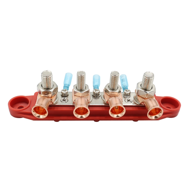 CP-4016 M10+M8 Power Distribution Block Terminal Studs with Terminals(Red) - Booster Cable & Clip by PMC TechLife | Online Shopping South Africa | PMC TechLife | Buy Now Pay Later Mobicred