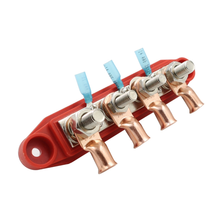 CP-4016 M10+M8 Power Distribution Block Terminal Studs with Terminals(Red) - Booster Cable & Clip by PMC TechLife | Online Shopping South Africa | PMC TechLife | Buy Now Pay Later Mobicred