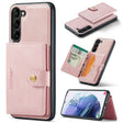 For Samsung Galaxy S24+ 5G JEEHOOD J01 Retro Magnetic Detachable Wallet Phone Case(Pink) - Galaxy S24+ 5G Cases by JEEHOOD | Online Shopping South Africa | PMC Jewellery | Buy Now Pay Later Mobicred