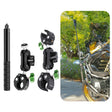RUIGPRO Crab Clamp Action Camera Bracket 1/4 Ball Head Dual-Head Crab with Selfie Stick - free shipping - PMC TechLife - Order now!