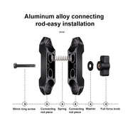 RUIGPRO Crab Clamp Action Camera Bracket 1/4 Ball Head with Phone Clamp