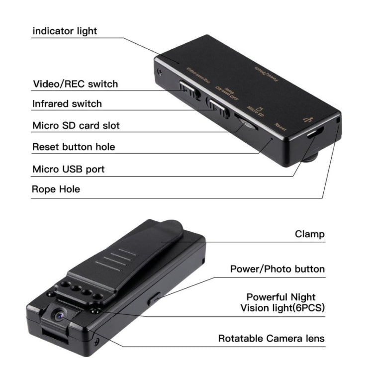 Z8 HD 1080P Surveillance Camera Recorder Pen with Clip(Black) - Digital Video Recorder by PMC Jewellery | Online Shopping South Africa | PMC Jewellery | Buy Now Pay Later Mobicred