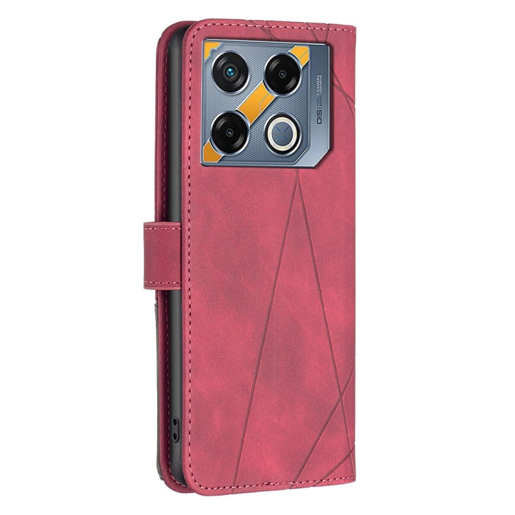 For Infinix GT 20 Pro 5G Magnetic Buckle Rhombus Texture Leather Phone Case(Red) - Infinix Cases by PMC TechLife | Online Shopping South Africa | PMC TechLife | Buy Now Pay Later Mobicred