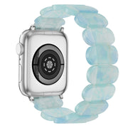 For Apple Watch SE 2023 44mm Stretch Rope Resin Watch Band(Ice Green)