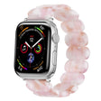 For Apple Watch Series 9 41mm Stretch Rope Resin Watch Band(Pink) - Watch Bands by PMC TechLife | Online Shopping South Africa | PMC TechLife