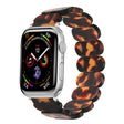 For Apple Watch Series 4 40mm Stretch Rope Resin Watch Band(Tortoiseshell) - Watch Bands by PMC TechLife | Online Shopping South Africa | PMC TechLife