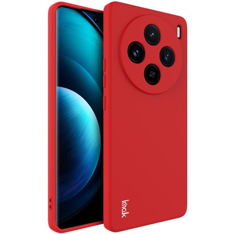 For vivo X100 5G imak UC-4 Series Straight Edge TPU Phone Case(Red) - X100 Cases by imak | Online Shopping South Africa | PMC TechLife | Buy Now Pay Later Mobicred