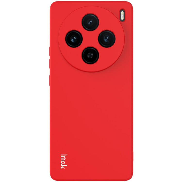 For vivo X100 5G imak UC-4 Series Straight Edge TPU Phone Case(Red) - X100 Cases by imak | Online Shopping South Africa | PMC TechLife | Buy Now Pay Later Mobicred
