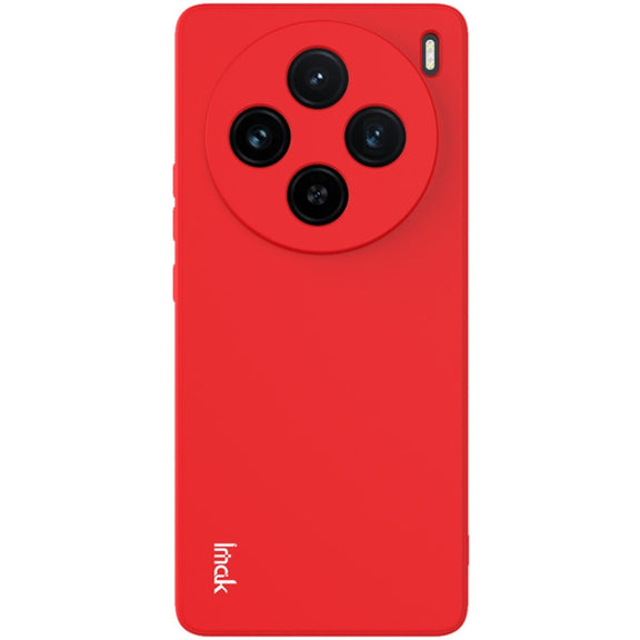 For vivo X100 5G imak UC-4 Series Straight Edge TPU Phone Case(Red)