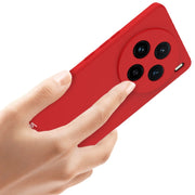 For vivo X100 5G imak UC-4 Series Straight Edge TPU Phone Case(Red)