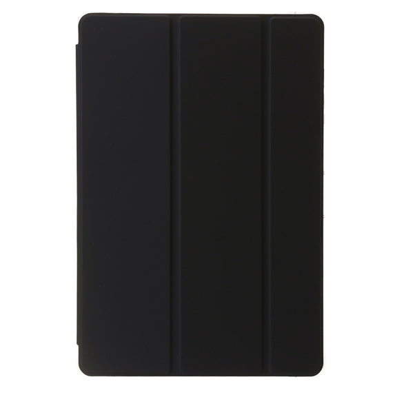 For Huawei Matepad 11 Pro 2024 Clear Acrylic 3-Fold Leather Tablet Case(Black)