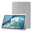 For Huawei MatePad Pro 13.2 2023 Clear Acrylic 3-Fold Leather Tablet Case(Grey) - Huawei by PMC TechLife | Online Shopping South Africa | PMC TechLife | Buy Now Pay Later Mobicred