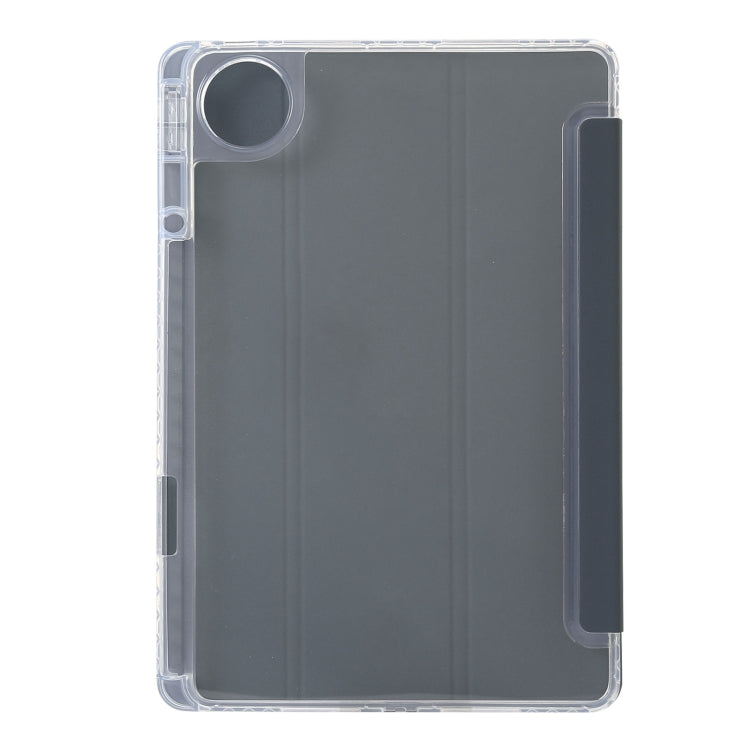 For Huawei MatePad Pro 13.2 2023 Clear Acrylic 3-Fold Leather Tablet Case(Lavender Purple) - Huawei by PMC TechLife | Online Shopping South Africa | PMC TechLife | Buy Now Pay Later Mobicred