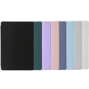 For Huawei MatePad Pro 13.2 2023 Clear Acrylic 3-Fold Leather Tablet Case(Lavender Purple)