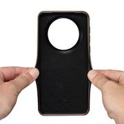 For Huawei Mate 60 Pro / Pro+ Denior Crocodile Texture Genuine Leather Electroplating Phone Case(Green)