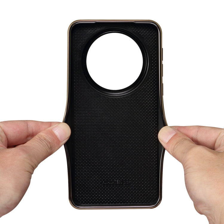 For Huawei Mate 60 Pro / Pro+ Denior Crocodile Texture Genuine Leather Electroplating Phone Case(Black) - free shipping - PMC TechLife - Order now!