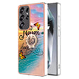 For Samsung Galaxy S25 Ultra 5G Electroplating Pattern IMD TPU Shockproof Case with Rhinestone Ring Holder(Dream Chasing Butterfly) - Galaxy S25 Ultra 5G Cases by PMC TechLife | Online Shopping South Africa | PMC TechLife | Buy Now Pay Later Mobicred