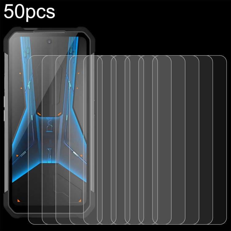 For Unihertz 8849 Tank 3S 50pcs 0.26mm 9H 2.5D Tempered Glass Film - Others by PMC TechLife | Online Shopping South Africa | PMC TechLife | Buy Now Pay Later Mobicred