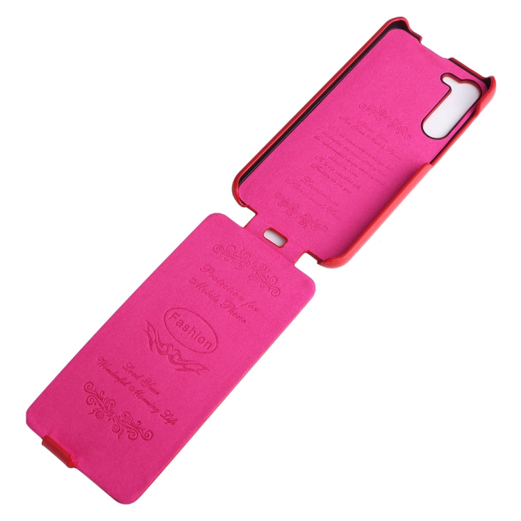 For Samsung Galaxy S24+ 5G Fierre Shann 64 Texture Vertical Flip PU Leather Phone Case(Red) - free shipping - PMC Jewellery - Order now!