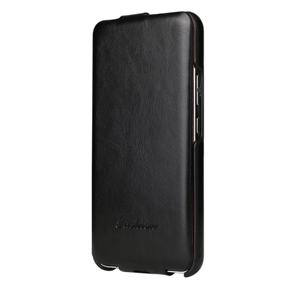 For Samsung Galaxy S24 5G Fierre Shann 64 Texture Vertical Flip PU Leather Phone Case(Black)