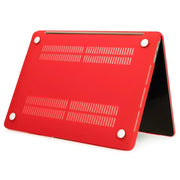 For MacBook Pro 16 inch M3 Max Laptop Matte Style Protective Case(Red)