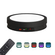 22cm Colorful LED Light Electric Rotating Display Stand Turntable, Style:Power Plug-in(Black) -  by PMC TechLife | Online Shopping South Africa | PMC TechLife | Buy Now Pay Later Mobicred