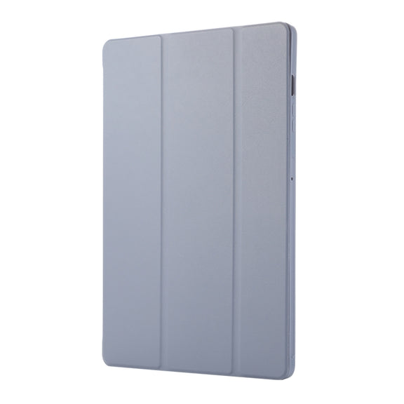 For Samsung Galaxy Tab S9+ / S10+ 3-Fold Pure Color TPU Leather Tablet Case with Pen Slot(Lavender)