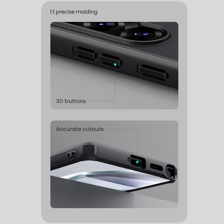 For Samsung Galaxy S25 Ultra 5G NILLKIN Frosted Shield Pro Magnetic Magsafe Phone Case(Black) - Galaxy S25 Ultra 5G Cases by NILLKIN | Online Shopping South Africa | PMc TechLife | Buy Now Pay Later Mobicred