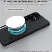For Samsung Galaxy S25 Ultra 5G NILLKIN Frosted Shield Pro Magnetic Magsafe Phone Case(Black)