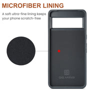 For Google Pixel 8 Pro DG.MING M5 Series Zip RFID Multi Card Detachable Leather Phone Case(Black)