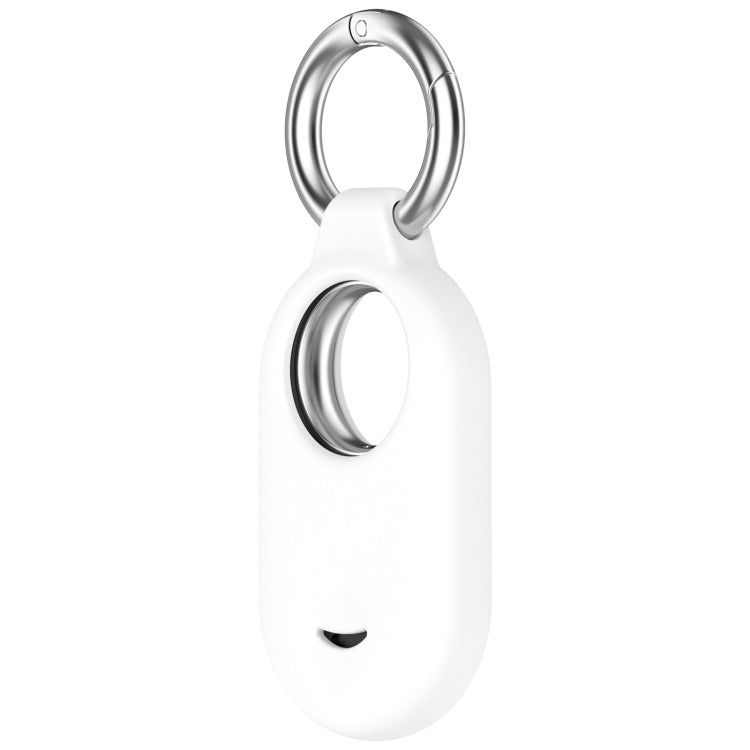 For Samsung Galaxy SmartTag 2 Location Tracker Portable Silicone Protective Case(White) - SmartTag Accessories by PMC Jewellery | Online Shopping South Africa | PMC Jewellery