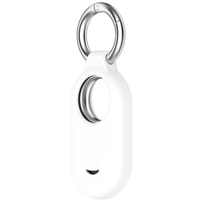 For Samsung Galaxy SmartTag 2 Location Tracker Portable Silicone Protective Case(White) - SmartTag Accessories by PMC Jewellery | Online Shopping South Africa | PMC Jewellery