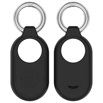 For Samsung Galaxy SmartTag 2 Location Tracker Portable Silicone Protective Case(Black) - SmartTag Accessories by PMC Jewellery | Online Shopping South Africa | PMC Jewellery