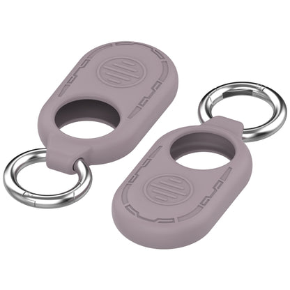 For Samsung Galaxy SmartTag 2 Location Tracker Portable Silicone Protective Case(Purple) - SmartTag Accessories by PMC Jewellery | Online Shopping South Africa | PMC Jewellery
