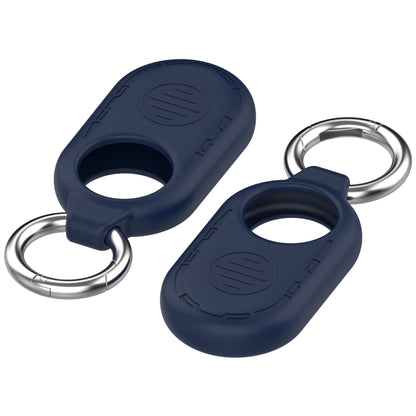 For Samsung Galaxy SmartTag 2 Location Tracker Portable Silicone Protective Case(Midnight Blue) - SmartTag Accessories by PMC Jewellery | Online Shopping South Africa | PMC Jewellery