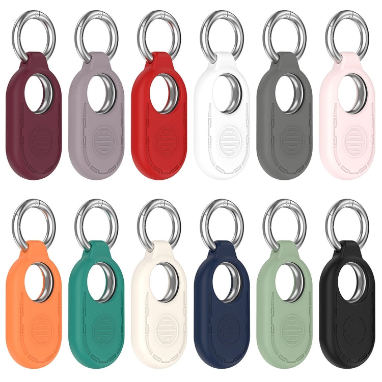 For Samsung Galaxy SmartTag 2 Location Tracker Portable Silicone Protective Case(Light Pink)