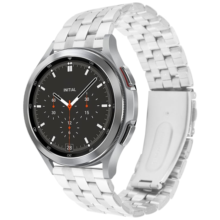 22mm Universal Five Beads Stainless Steel Watch Band(Silver) - free shipping - PMc TechLife - Order now!