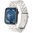 For Apple Watch SE 40mm 22mm Ultra-thin Five Beads Stainless Steel Watch Band(Silver) - free shipping - PMC TechLife - Order now!