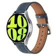 20mm Universal Denim Leather Buckle Watch Band(Dark Blue) - free shipping - PMc TechLife - Order now!