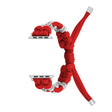 For Apple Watch Ultra 49mm Chrysanthemum Beads Paracord Braided Watch Band(Red) - Watch Bands by PMC TechLife | Online Shopping South Africa | PMC TechLife | Buy Now Pay Later Mobicred