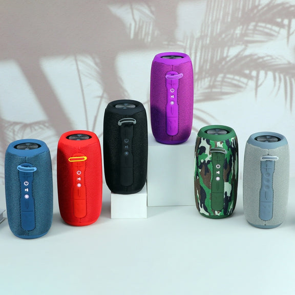 T&G TG663 Portable Colorful LED Wireless Bluetooth Speaker Outdoor Subwoofer(Red)