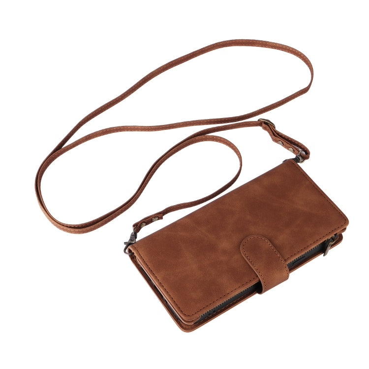 For Google Pixel 9 Pro Multifunctional Multi-Card Wallet Phone Leather Case(Brown) - Google Cases by PMC TechLife | Online Shopping South Africa | PMC TechLife | Buy Now Pay Later Mobicred