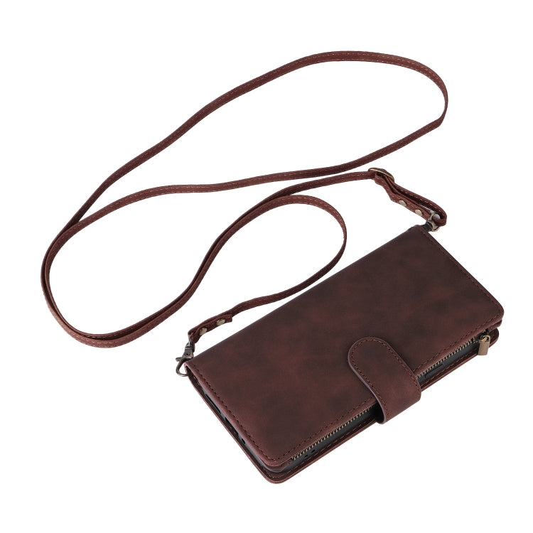 For Google Pixel 9 Multifunctional Multi-Card Wallet Phone Leather Case(Coffee) - Google Cases by PMC TechLife | Online Shopping South Africa | PMC TechLife | Buy Now Pay Later Mobicred