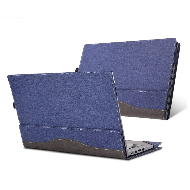 For Lenovo K14 Gen 1 Laptop Leather Shockproof Protective Case(Dark Blue) - 14.1 inch by PMC Jewellery | Online Shopping South Africa | PMC Jewellery | Buy Now Pay Later Mobicred