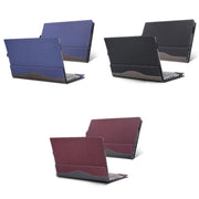 For Lenovo V15 G3 ABA / IAP Laptop Leather Anti-Fall Protective Case(Wine Red)