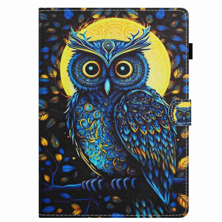For iPad 11 Pro 2024 / 2020 / Air 4 10.9 Painted Pattern Stitching Smart Leather Tablet Case(Moonlight Eagle) - iPad Air (2022) / (2020) 10.9 Cases by PMC TechLife | Online Shopping South Africa | PMC TechLife | Buy Now Pay Later Mobicred
