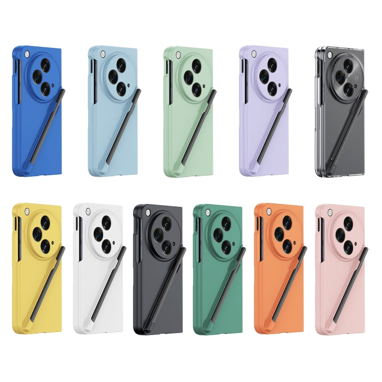 For OPPO Find N3 Integrated Skin Feel PC Phone Case with Pen / Pen Box(White) - Find N3 Cases by PMC TechLife | Online Shopping South Africa | PMC TechLife | Buy Now Pay Later Mobicred