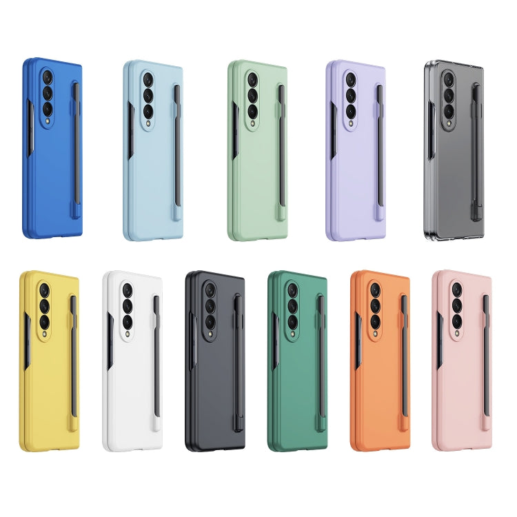 For Samsung Galaxy Z Fold4 5G Integrated Skin Feel PC Phone Case with Pen / Pen Box(White) - Galaxy Z Fold4 5G Cases by PMC TechLife | Online Shopping South Africa | PMC TechLife